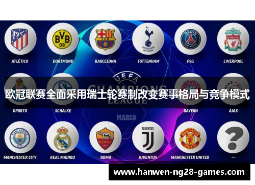 欧冠联赛全面采用瑞士轮赛制改变赛事格局与竞争模式 欧冠联赛全面采用瑞士轮赛制改变赛事格局与竞争模式